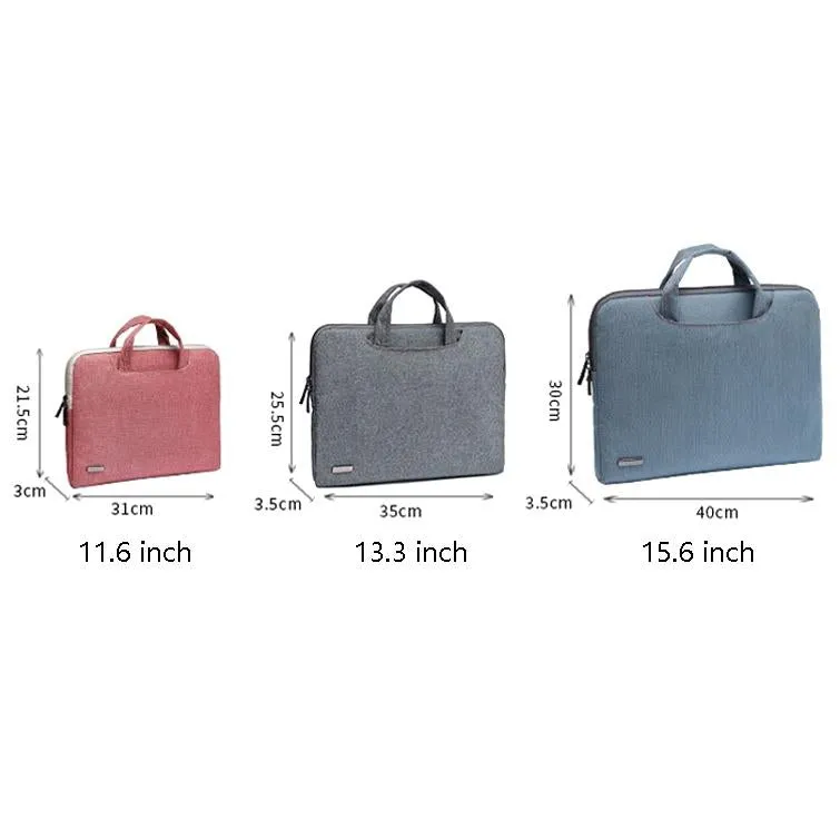11.6 Inch Simple Business Laptop Bag | With Liner | LS-116 | Canvas | Colourful Leaves | Blue
