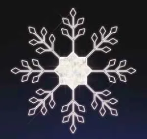2D LED 6FT SNOWFLAKE