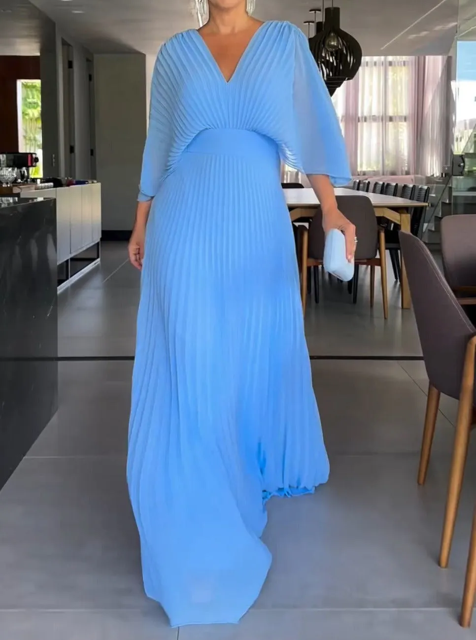 ANITA™ - Vibrant Pleated Dress