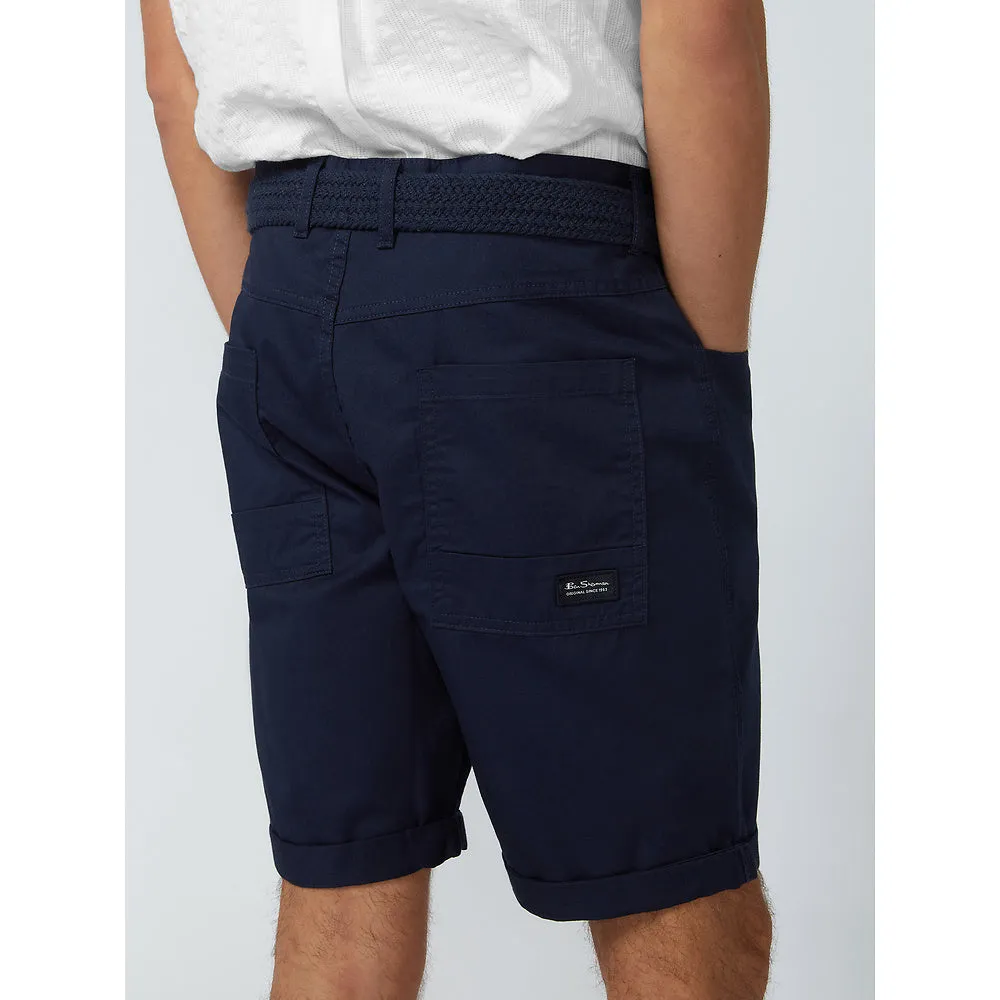 Ben Sherman 5 Pocket Walk Short - Peacoat