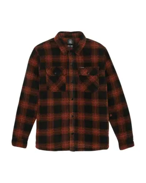 Bowered Fleece LS - Burnt Sienna