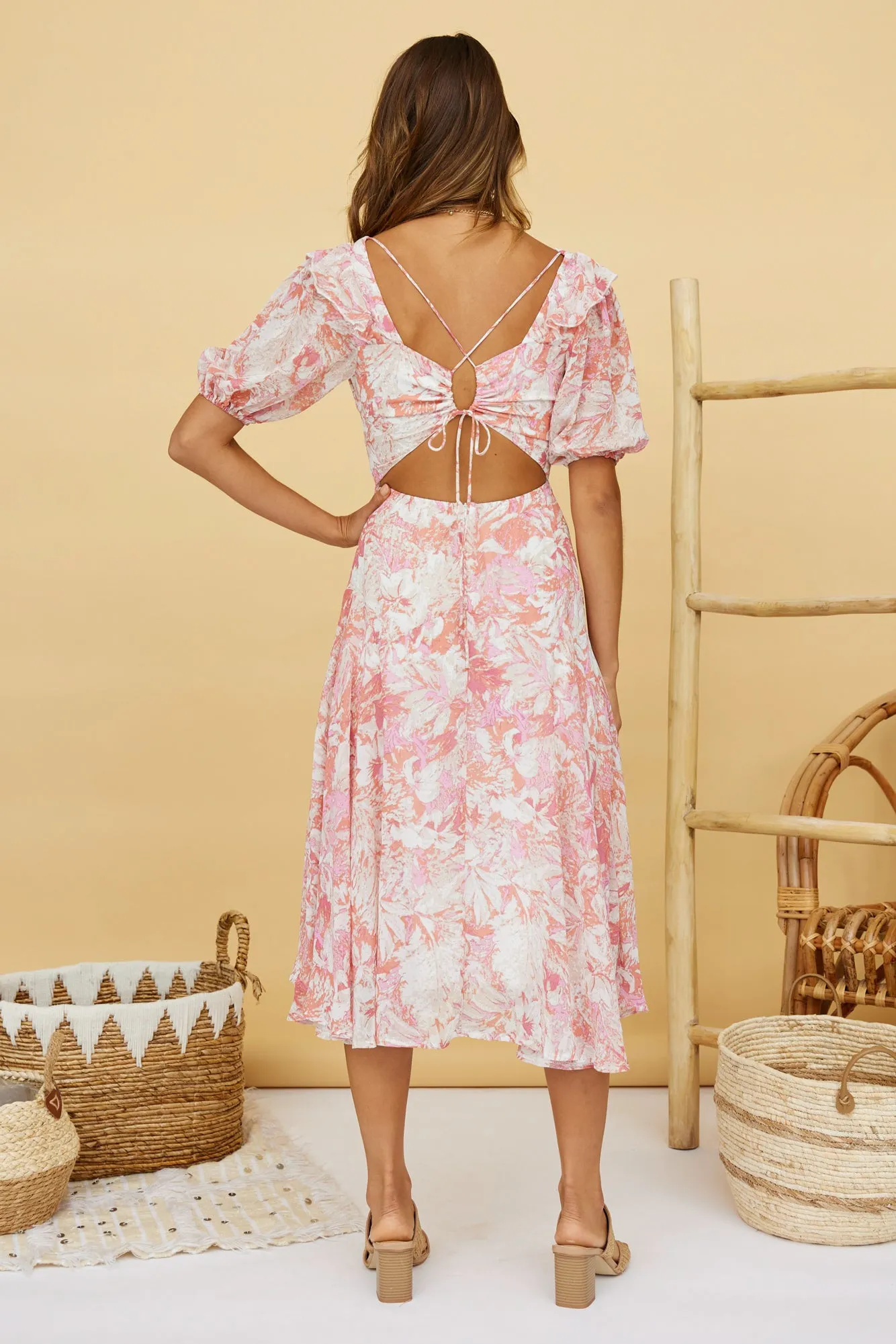 Fly Again Maxi Dress Pink