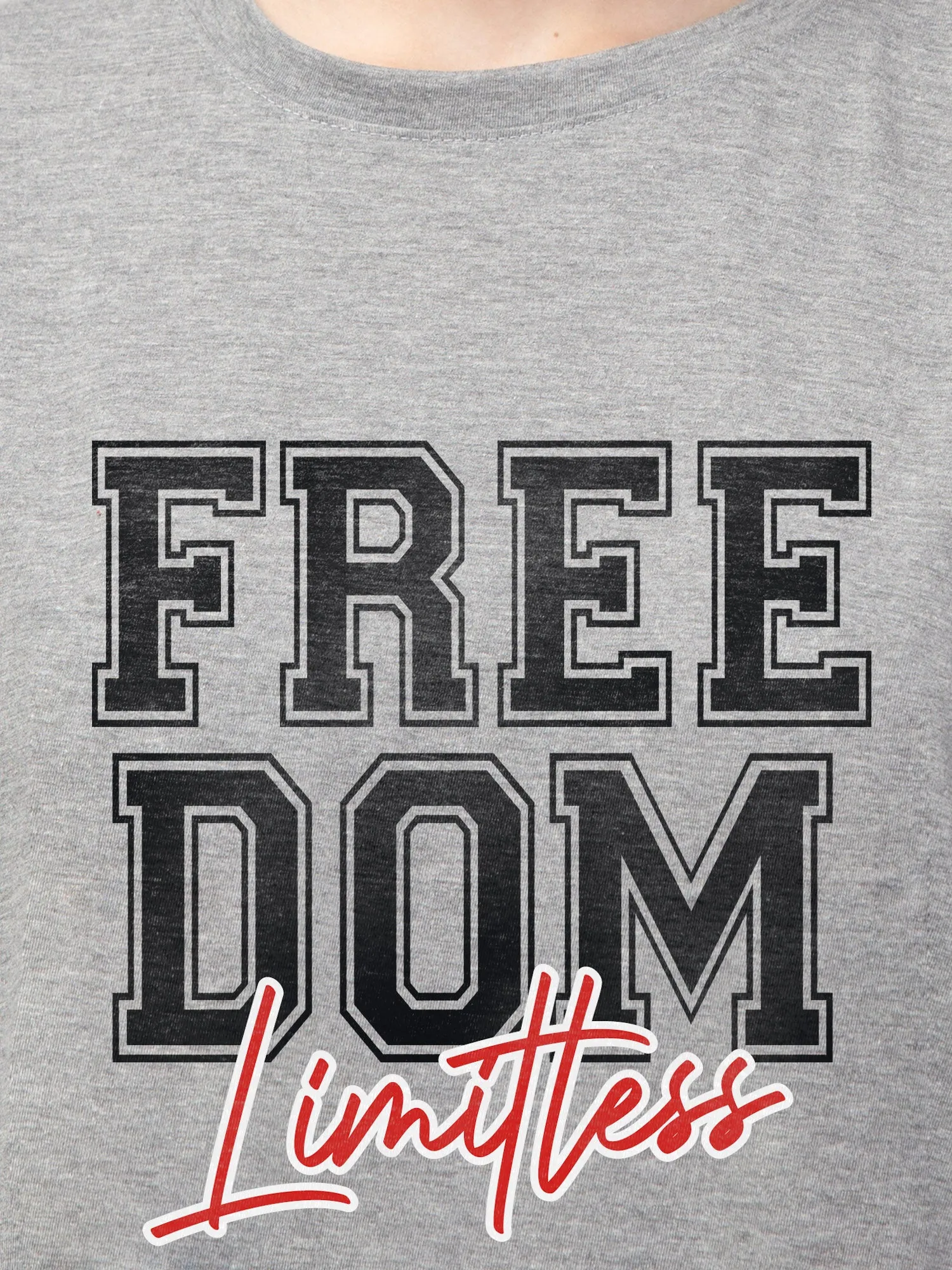 Freedom Cotton Mens T Shirt and Shorts Combo Set