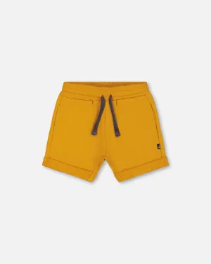 French Terry Short Vibrant Orange