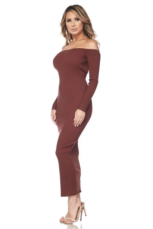 LATTE SWEATER DRESS