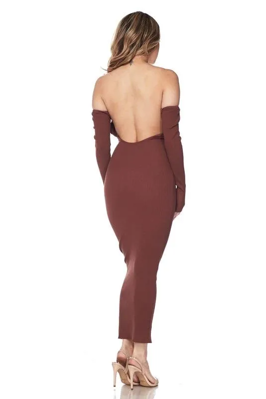 LATTE SWEATER DRESS