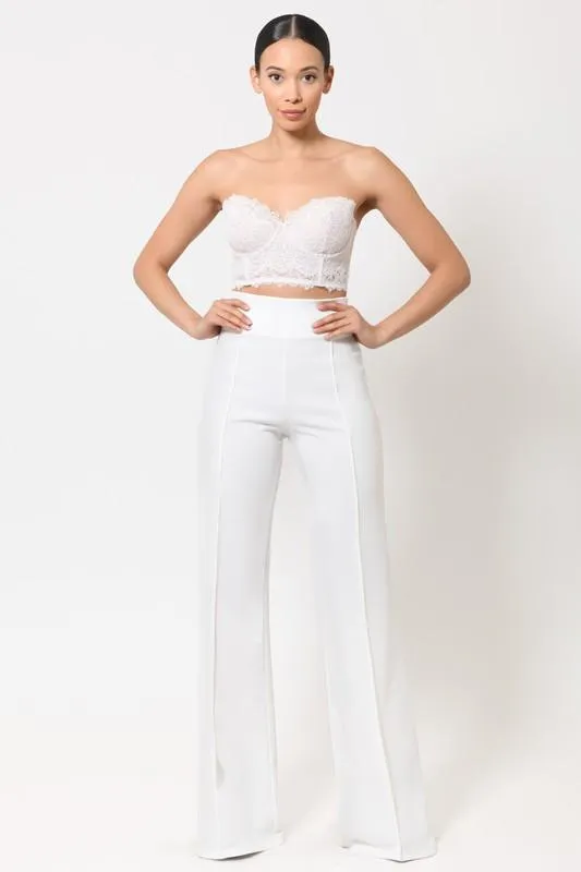 MIMI HIGH WAISTED PANT- PINK