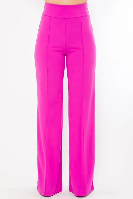 MIMI HIGH WAISTED PANT- Tangerine Orange