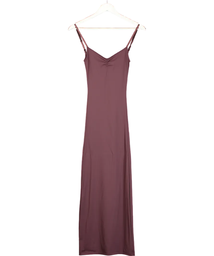 My mum made it Purple Stretch Midi Dress UK XS