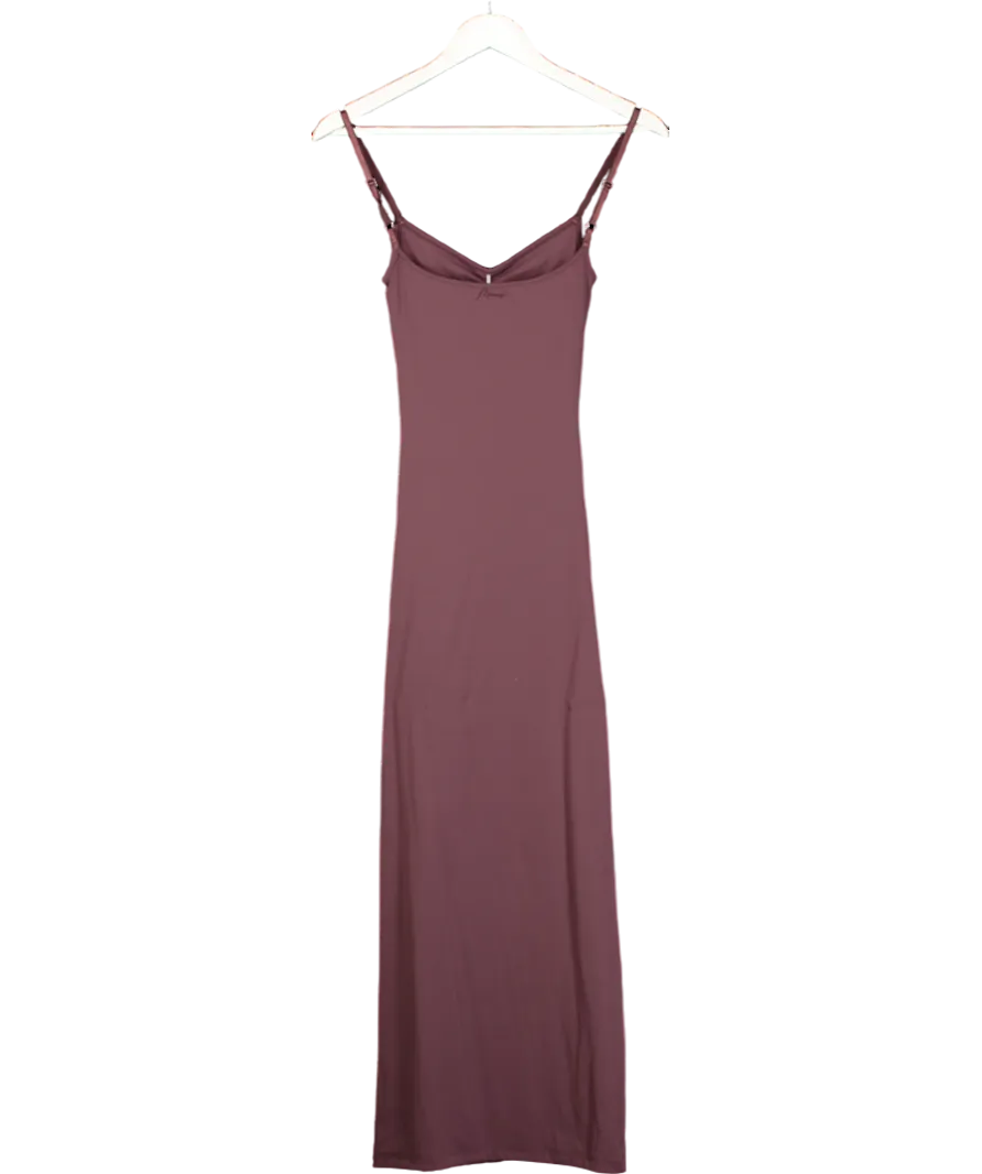 My mum made it Purple Stretch Midi Dress UK XS