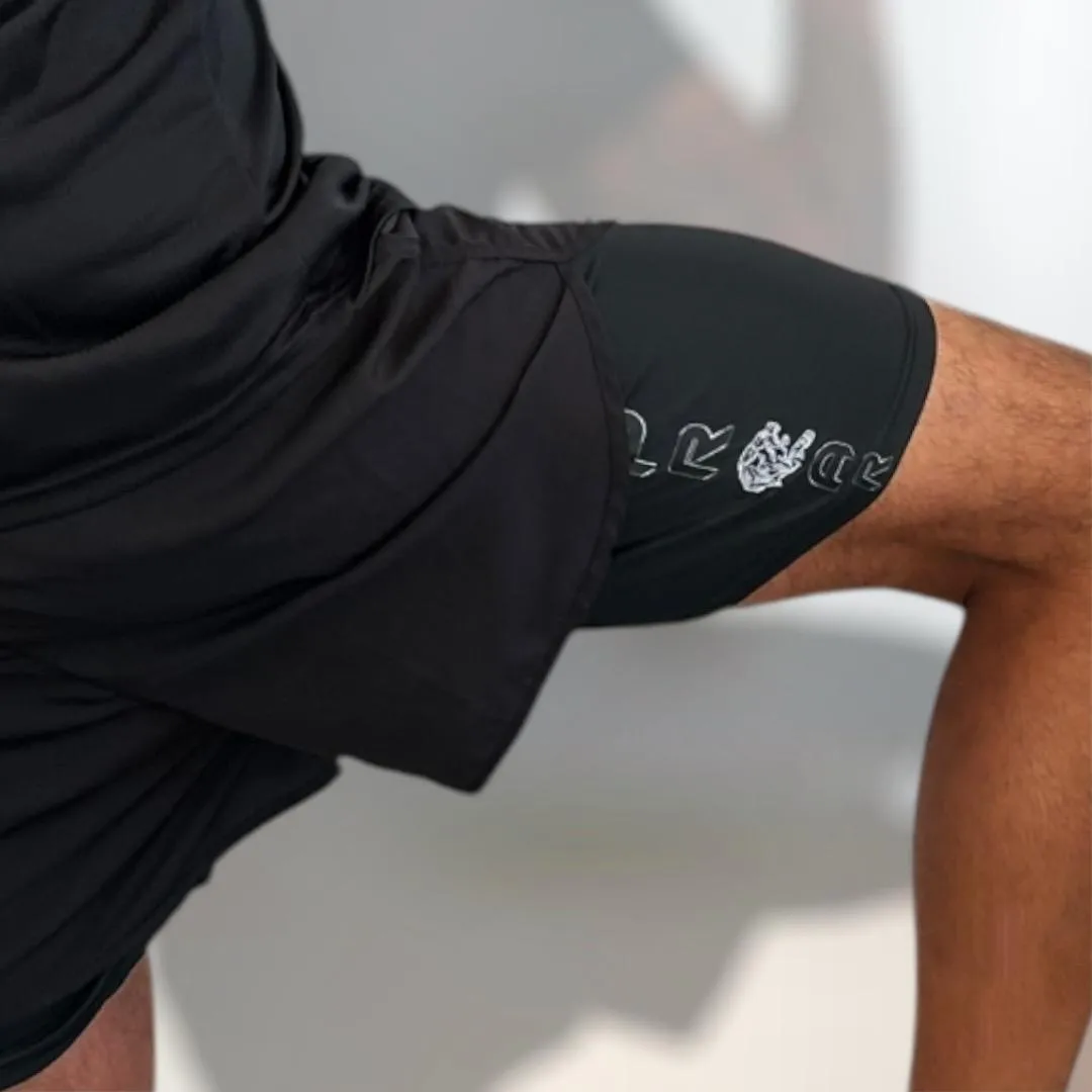 No-Gi Training Shorts 2 n 1 Black