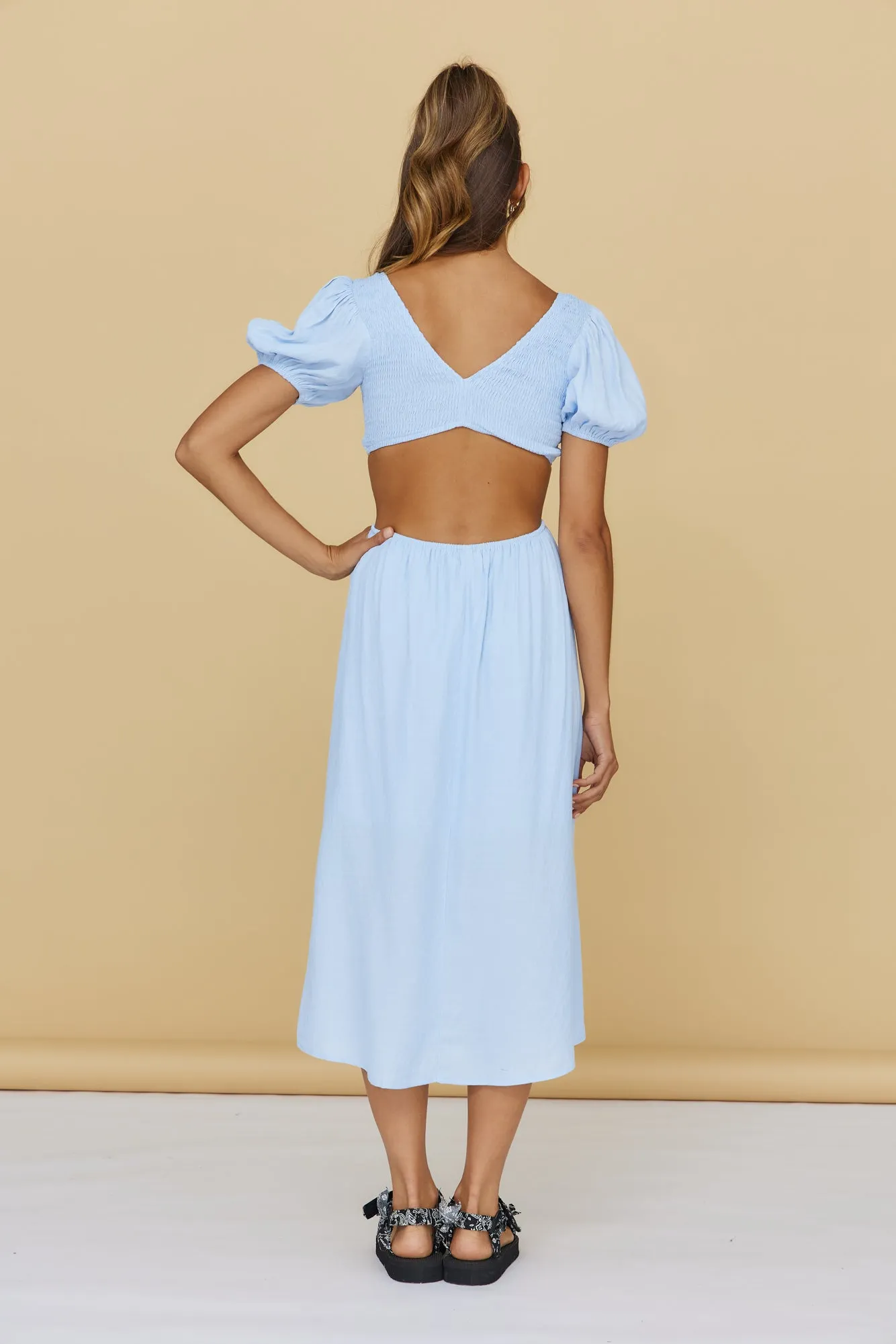 One Fine Day Maxi Dress Blue