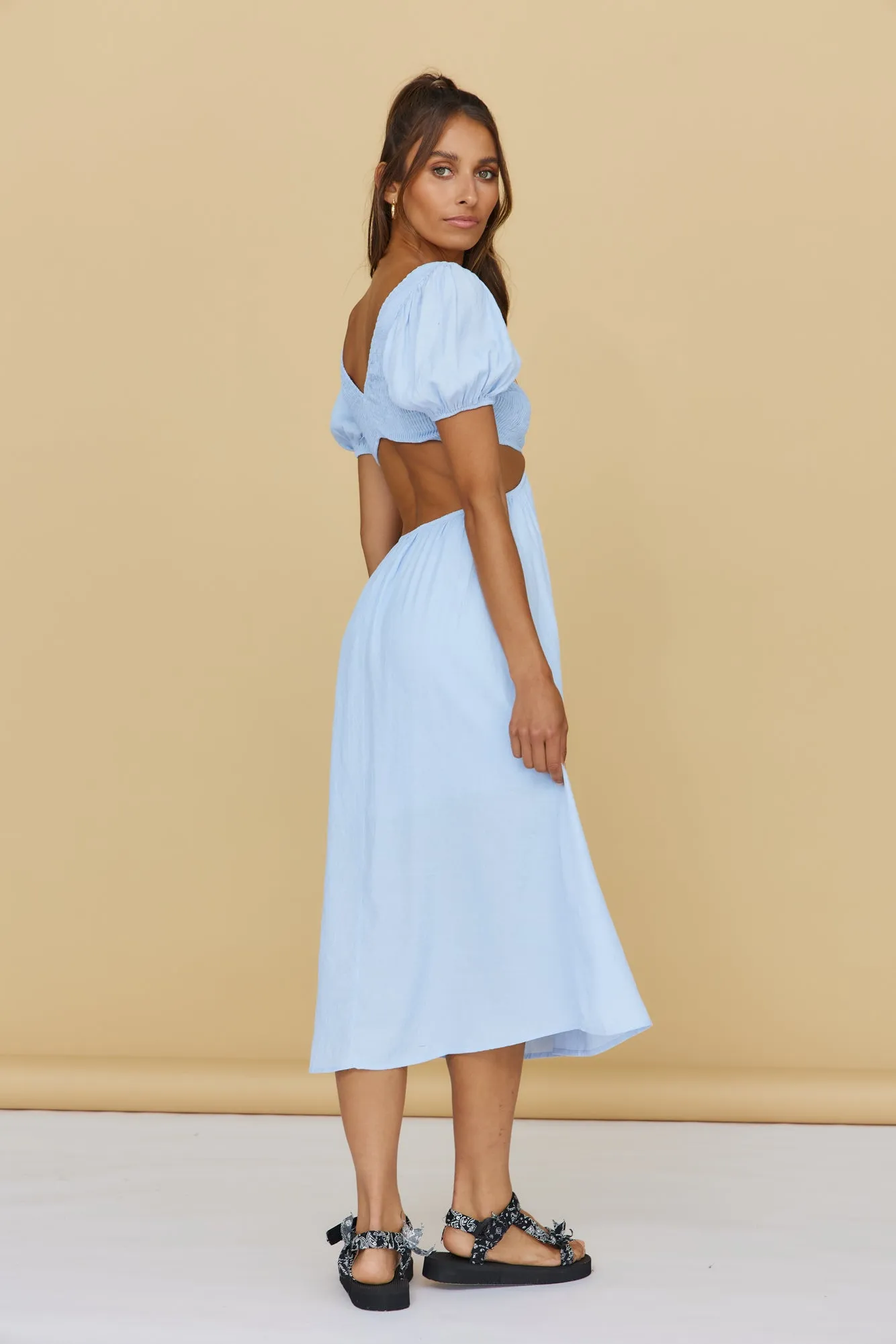 One Fine Day Maxi Dress Blue