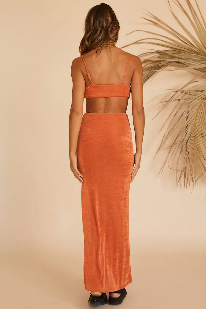 Props To You Maxi Dress Orange