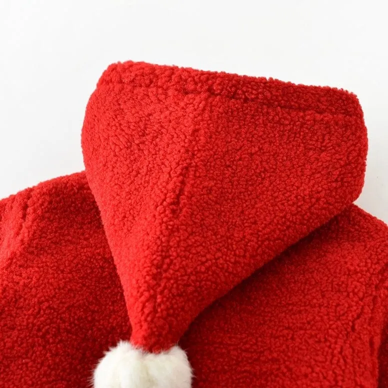 Santa Bear Quilted Hooded Jacket