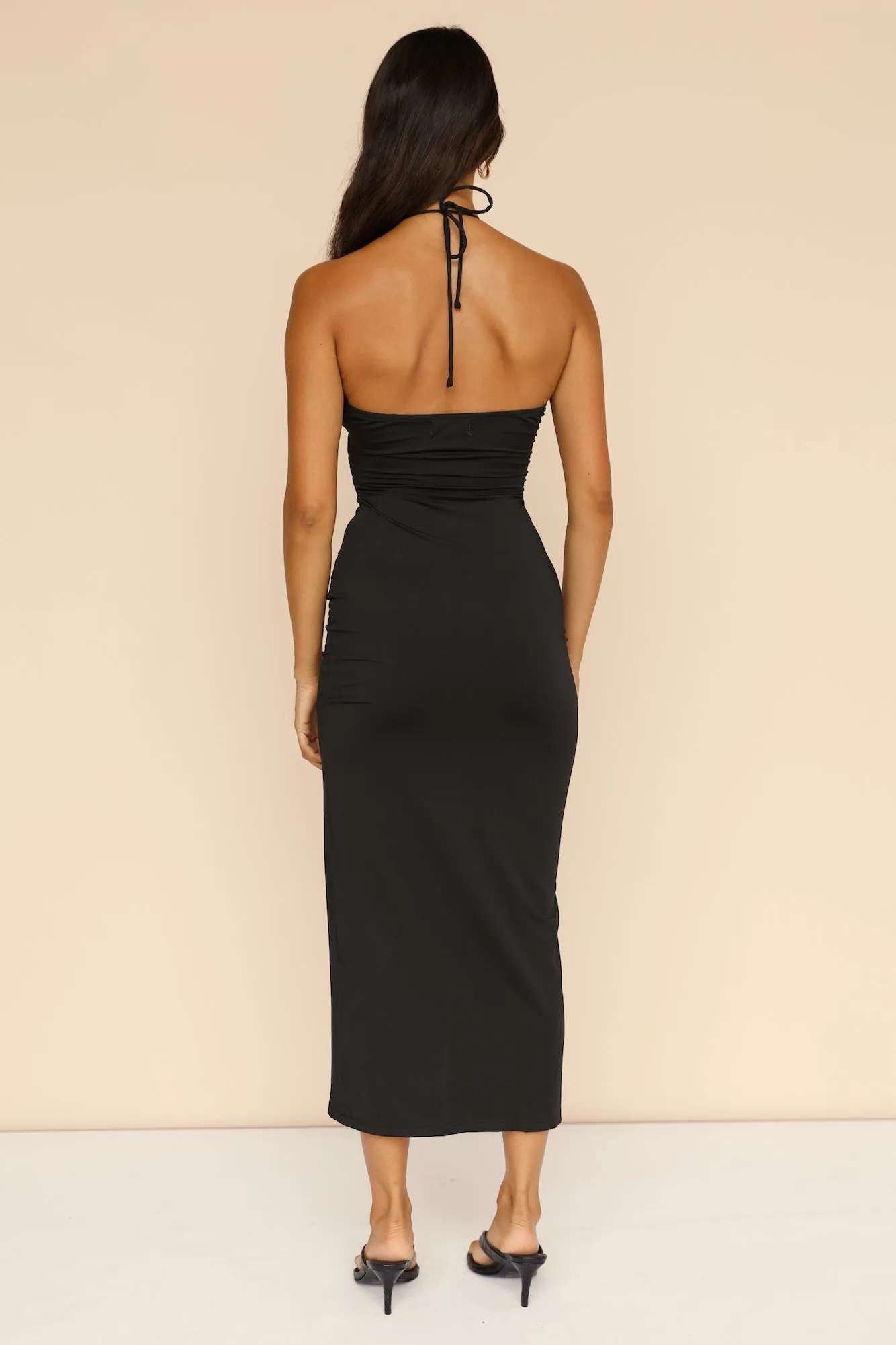 Stay Tonight Maxi Dress Black