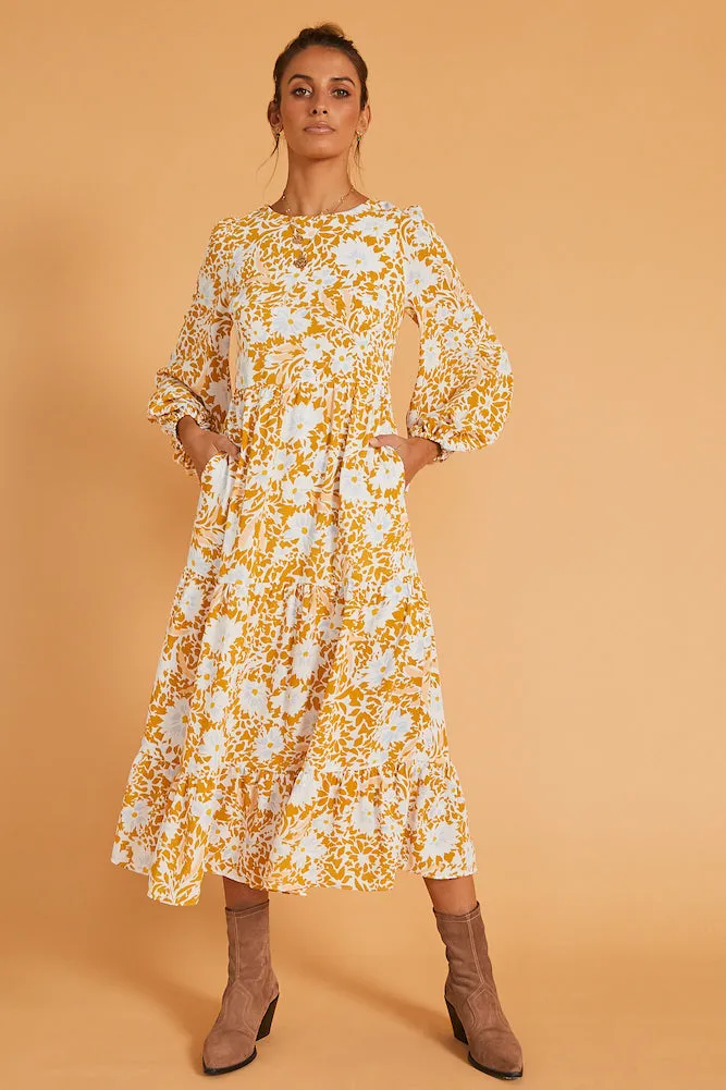 Tea With The Queen Maxi Dress