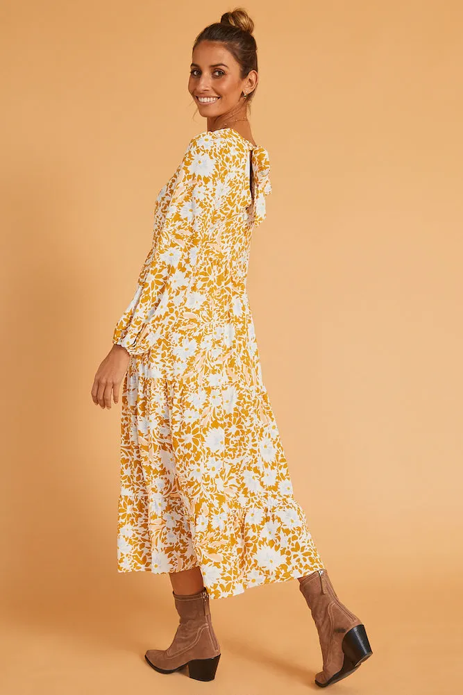 Tea With The Queen Maxi Dress