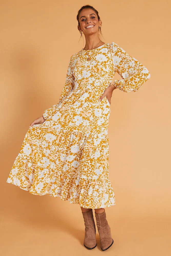 Tea With The Queen Maxi Dress