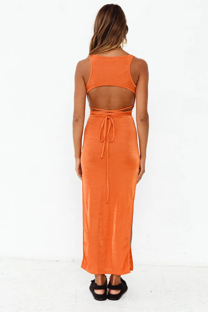 Two To Tango Maxi Dress Orange