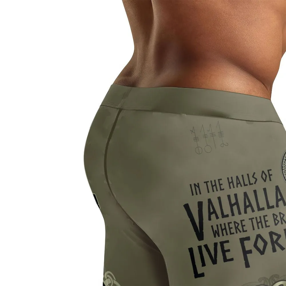 Viking Victory or Valhalla Men's Compression Leggings