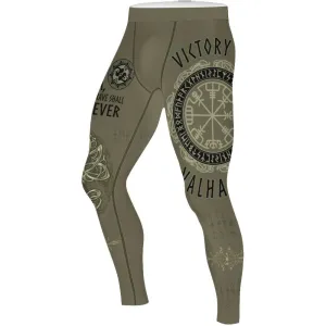 Viking Victory or Valhalla Men's Compression Leggings